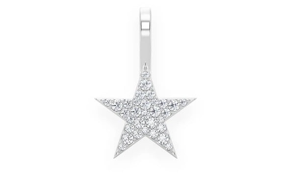 FIVE POINT STAR PENDANT 14K